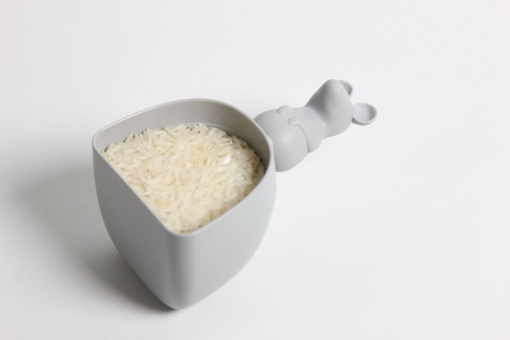 Office furniture and storage - Lucky Mouse Storage Jar & Container + Scoop - Kitchenware : Kitchen Food Storage Container 100% recyclable. - QUALY DESIGN OFFICIAL