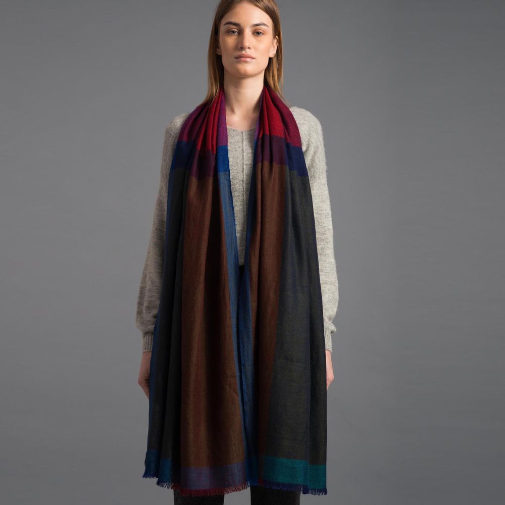 Scarves - Kimaya cashmere scarf - SADHU HANDMADE NATURALS