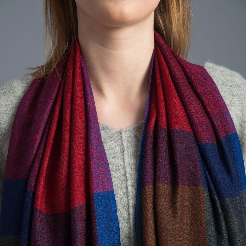 Scarves - Kimaya cashmere scarf - SADHU HANDMADE NATURALS