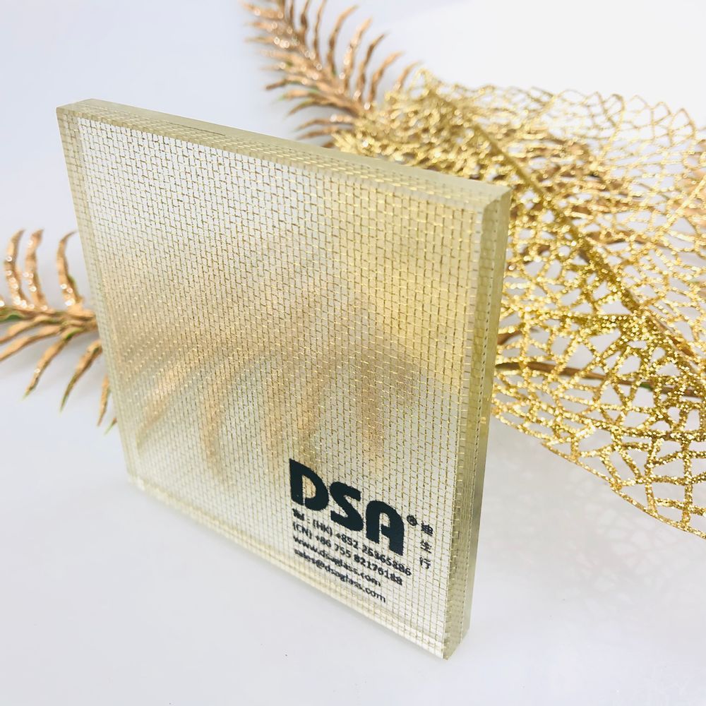 Verre d'art - Maille métallique - DSA ART GLASS (HONG KONG)
