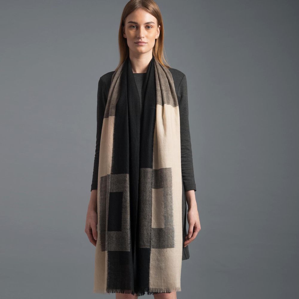 Scarves - Lorraine cashmere scarf - SADHU HANDMADE NATURALS