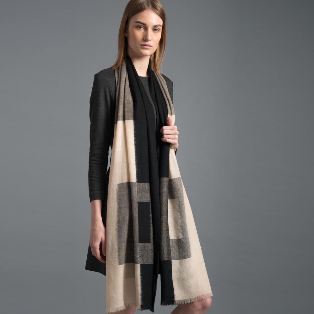 Scarves - Lorraine cashmere scarf - SADHU HANDMADE NATURALS