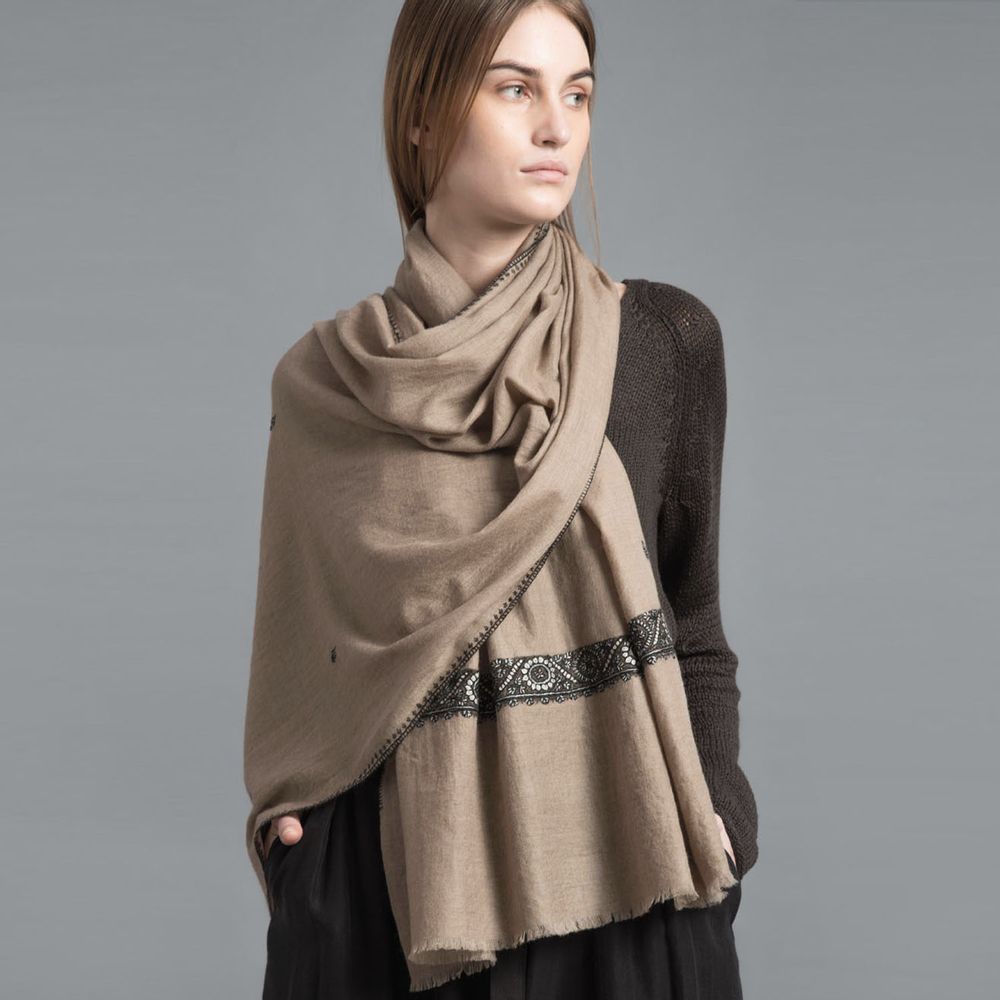 Foulards et écharpes - Écharpe en cachemire Jules - SADHU HANDMADE NATURALS