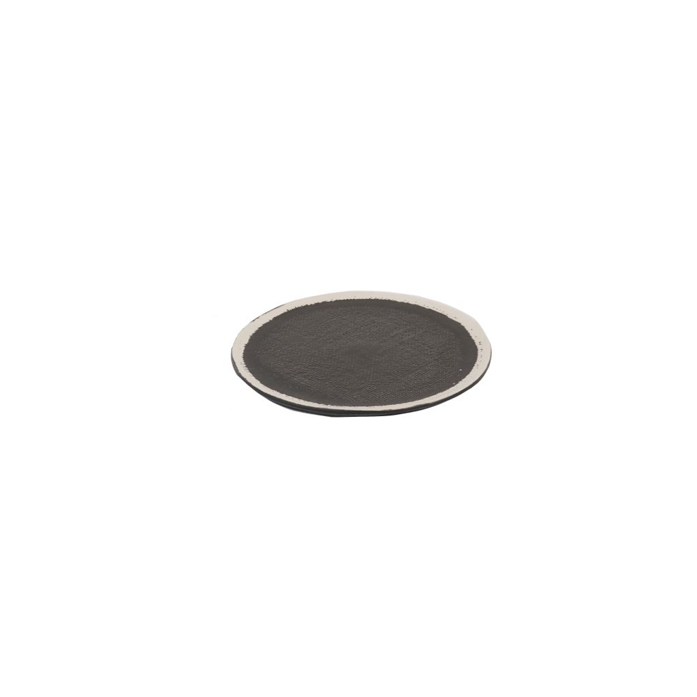 Formal plates - Bob plate flat Ø18 x h1,5 black - SEMPRE LIFE