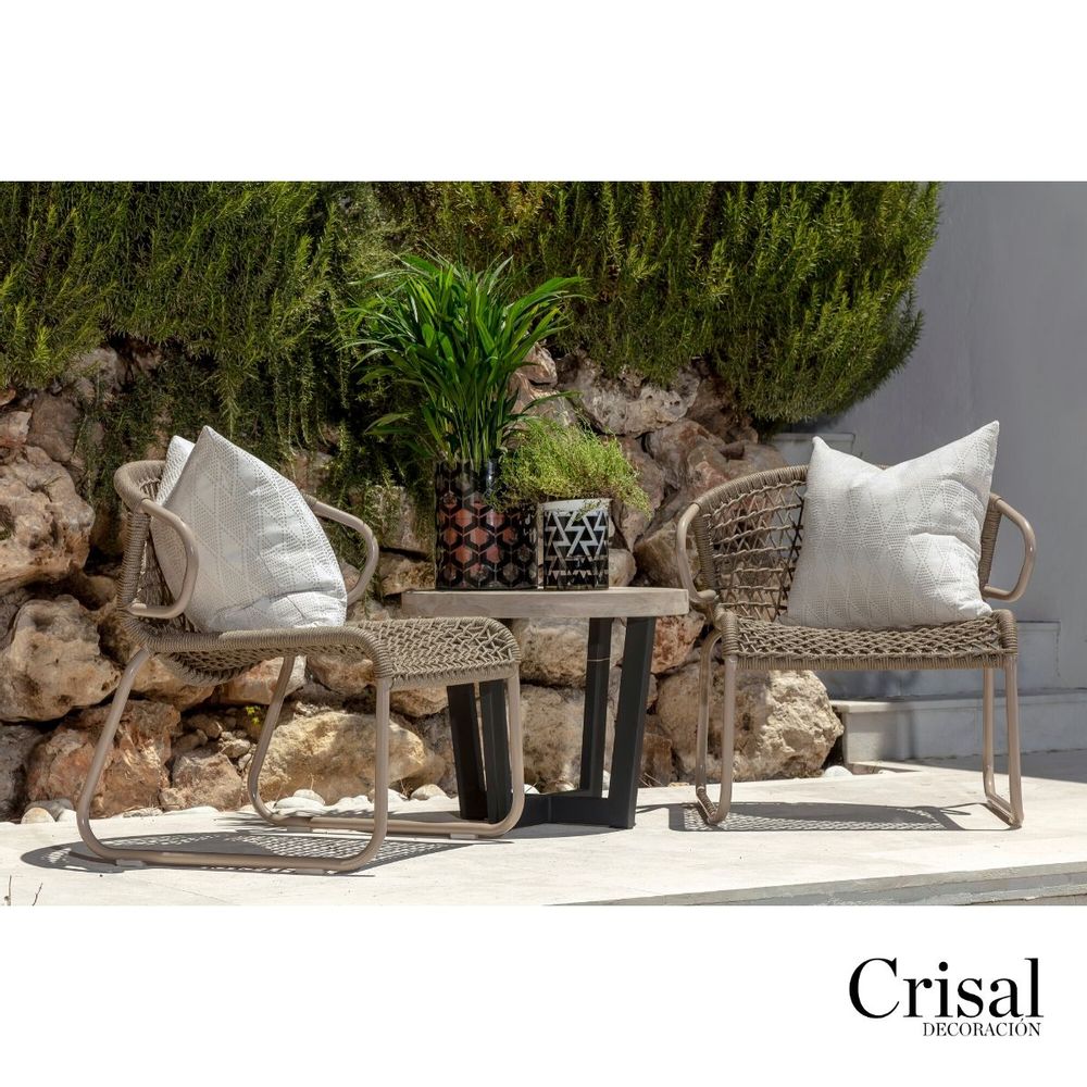 Lawn armchairs - ARMCHAIR RIJANI - CRISAL DECORACIÓN