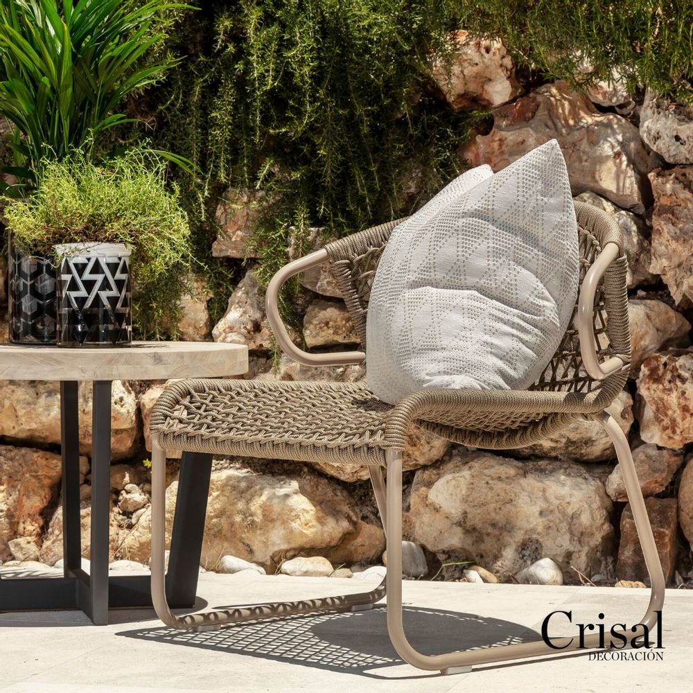 Lawn armchairs - ARMCHAIR RIJANI - CRISAL DECORACIÓN