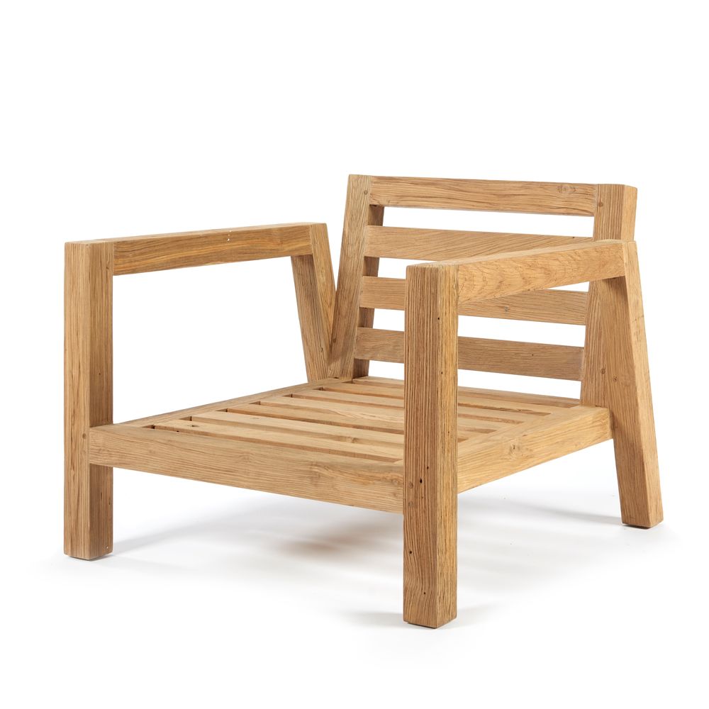 Chaises de jardin - Chaise Longue en teck Salvador - 2 Bras - SEMPRE LIFE