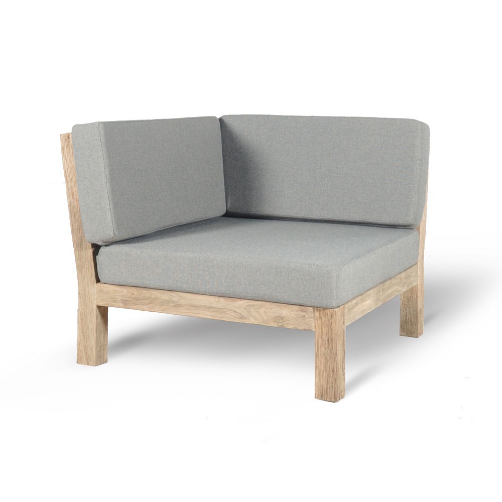 Lawn chairs - Salvador Teak Corner Seat - SEMPRE LIFE