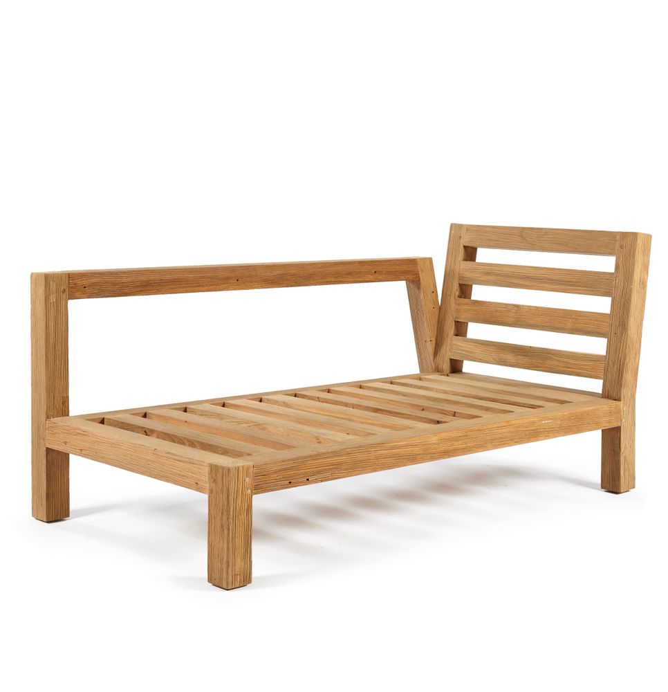 Lawn chairs - Salvador Teak Lounge Chair - 1 Arm - SEMPRE LIFE