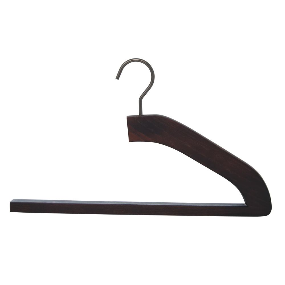 Homewear - Cintre pour pantalon en frêne – coloris noyer mat - MON CINTRE