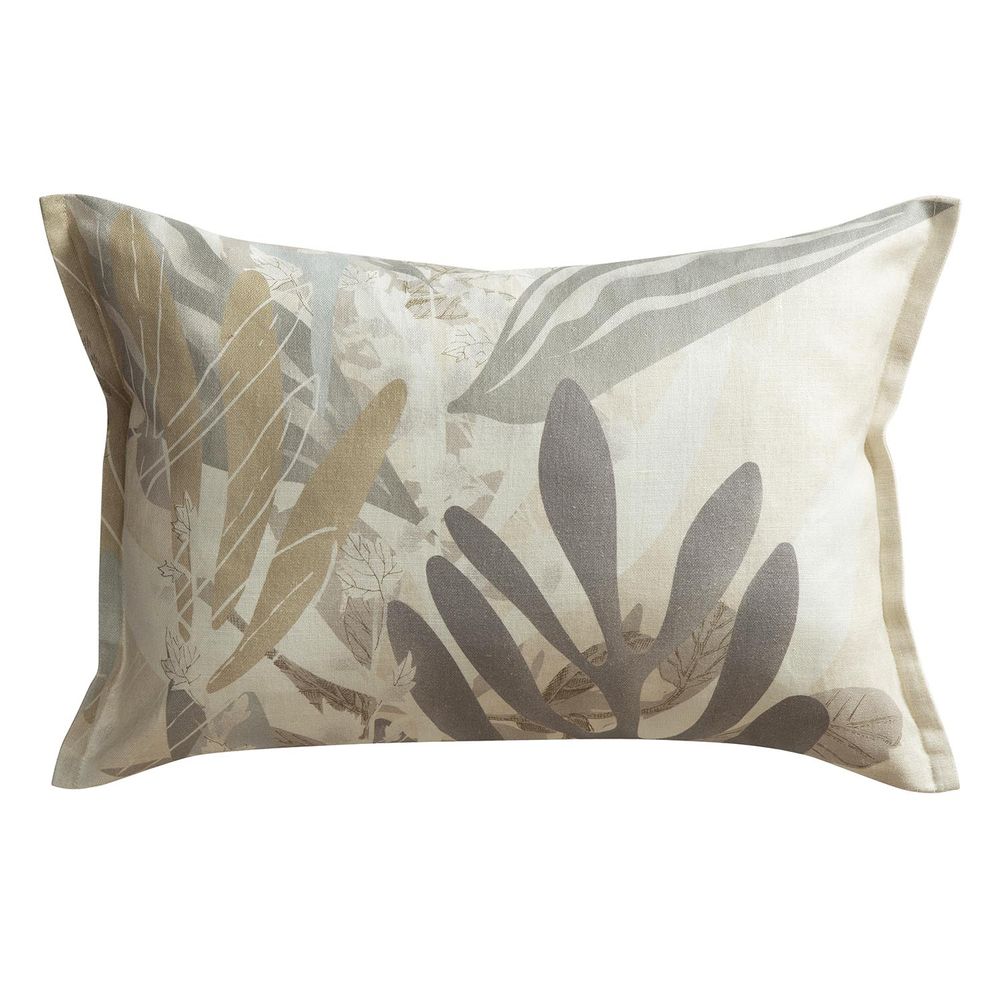 Fabric cushions - Housse de coussin Silex gris - TOILES DE MAYENNE