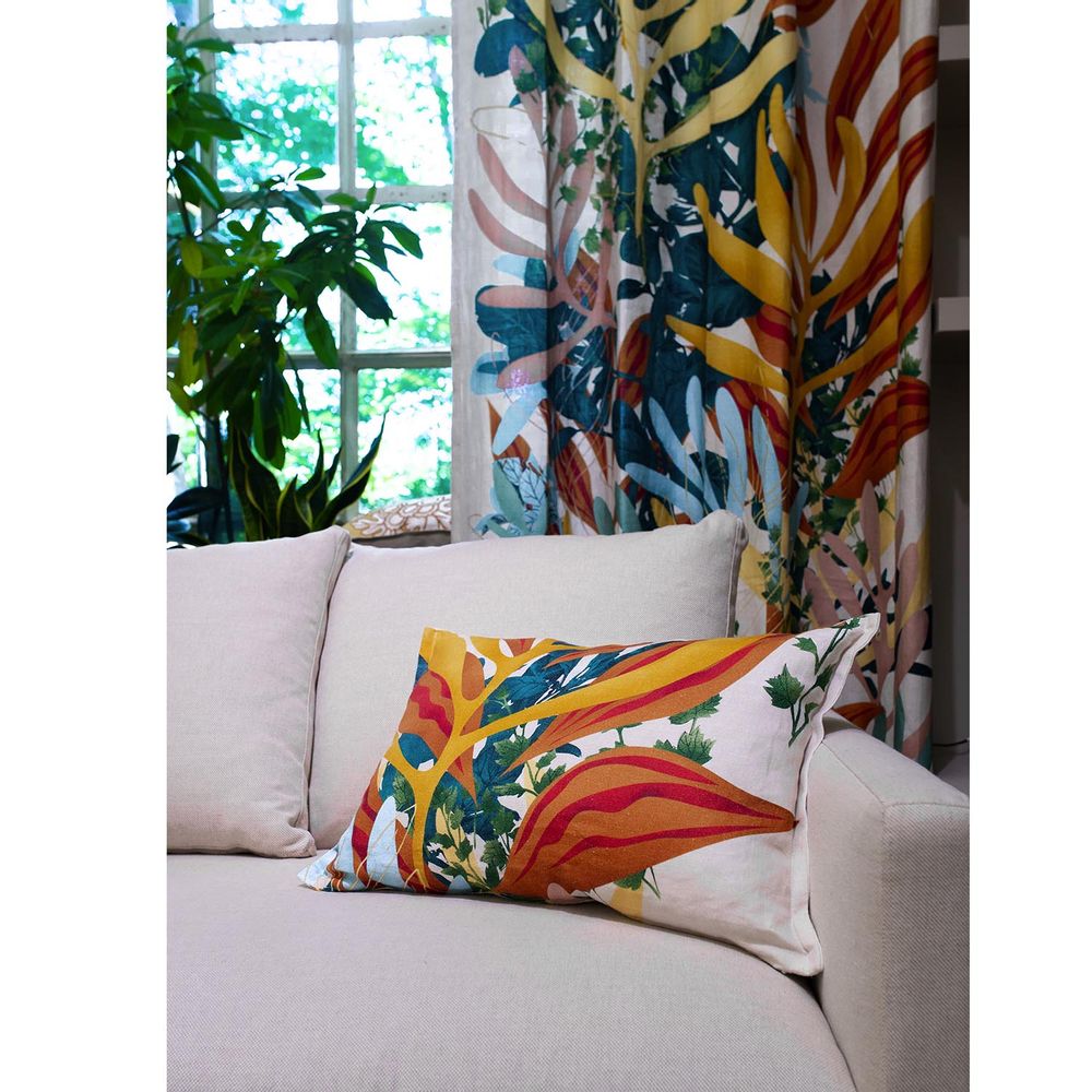 Fabric cushions - Housse de coussin Silex gris - TOILES DE MAYENNE