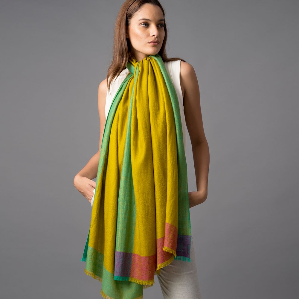 Foulards et écharpes - Châle en cachemire Ella - SADHU HANDMADE NATURALS