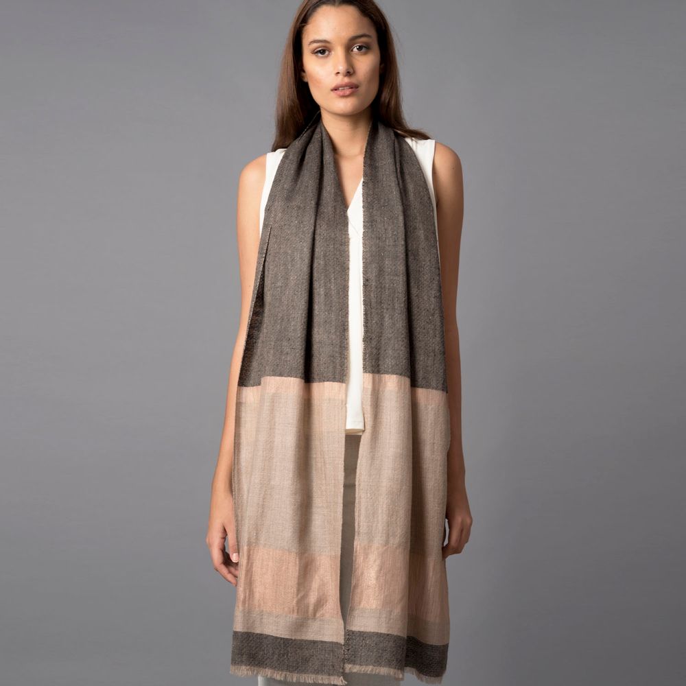 Scarves - Mario cashmere scarf and shawl - SADHU HANDMADE NATURALS