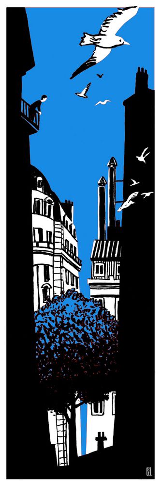 Autres décorations murales - Affiche allongée mouettes - ST