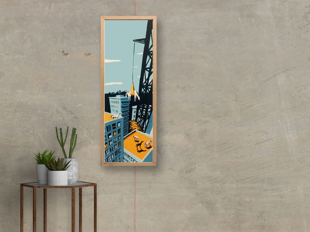 Children's decorative items - Roof Top Extended Poster - ST
