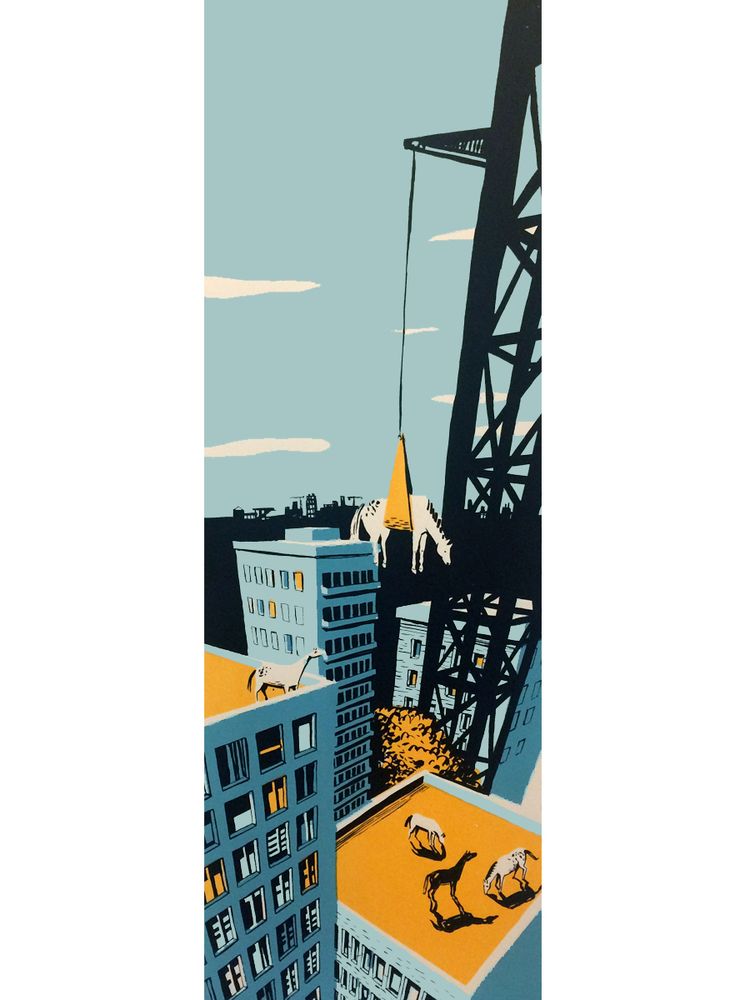 Children's decorative items - Roof Top Extended Poster - ST