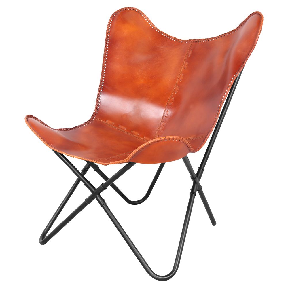 Chaises - Chaise BUTTERFLY Cuir - MISTER WILS