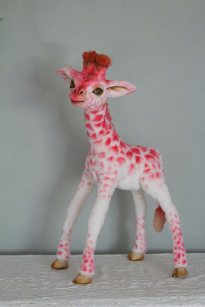Sculptures, statuettes et miniatures - Sculpture girafe Flamingo. étalage - KATERINA MAKOGON