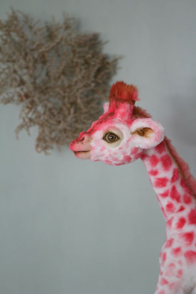 Sculptures, statuettes et miniatures - Sculpture girafe Flamingo. étalage - KATERINA MAKOGON