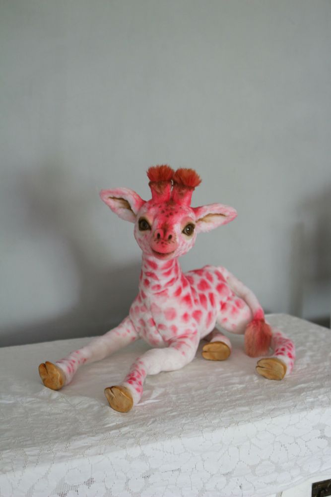 Sculptures, statuettes et miniatures - Sculpture girafe Flamingo. étalage - KATERINA MAKOGON