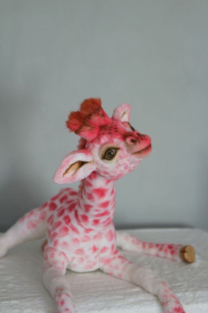 Sculptures, statuettes et miniatures - Sculpture girafe Flamingo. étalage - KATERINA MAKOGON
