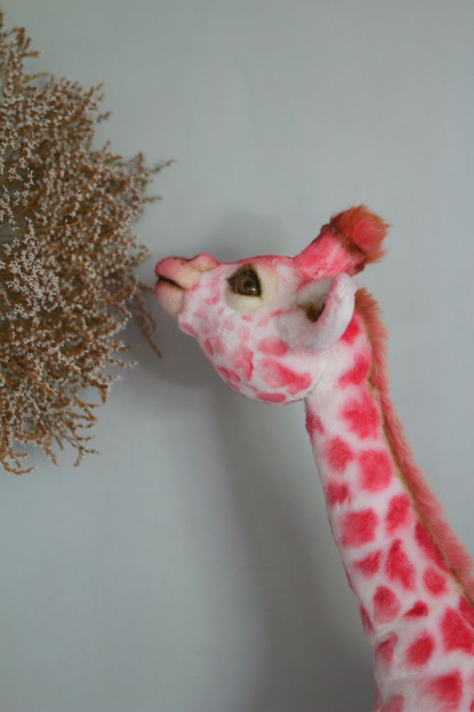 Sculptures, statuettes et miniatures - Sculpture girafe Flamingo. étalage - KATERINA MAKOGON