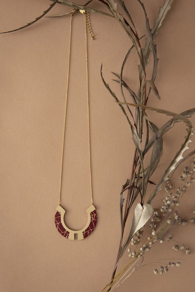 Bijoux - collier n.4 OSAKA - PEAU DE FLEUR