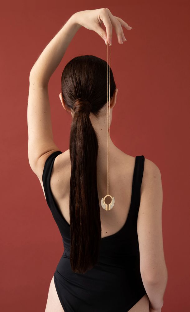Bijoux - sautoir - collier n.5 KOBE - PEAU DE FLEUR