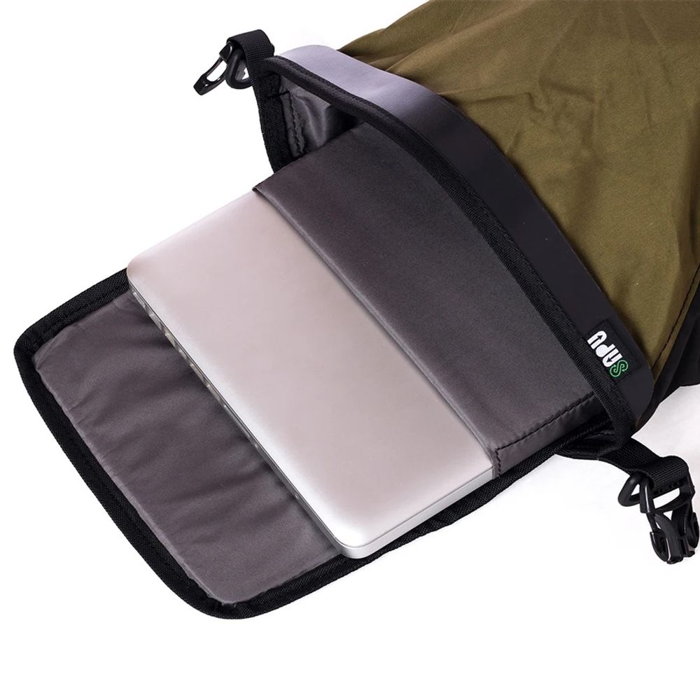 Travel accessories - Backpack Upcycled Made of Army Tents and Tyres - IWAS PRODUCTS