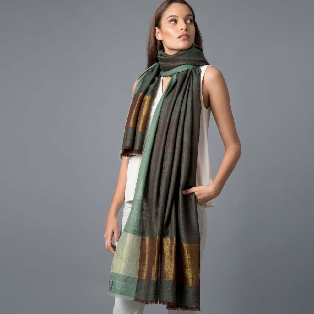 Scarves - Mario cashmere scarf and shawl - SADHU HANDMADE NATURALS