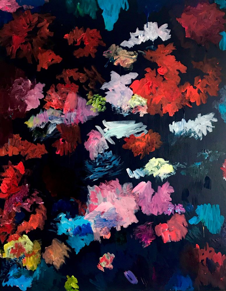 Paintings - Effloraison n° 2 Painting - FRENCH ARTS FACTORY