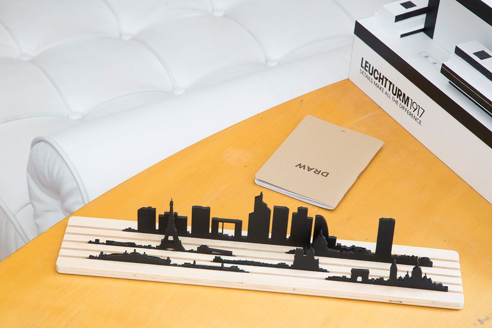 Sculptures, statuettes et miniatures - Formes de Paris - Silhouette d'horizon de la ville en 3D - Diorama - BEAMALEVICH