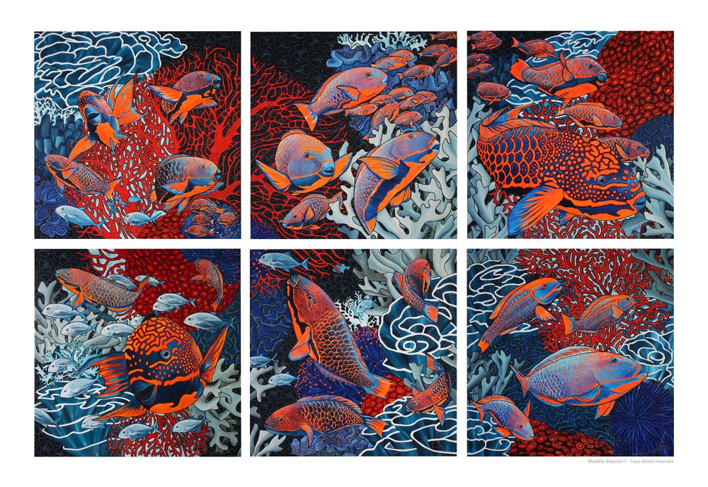 Office design and planning - The Dance 6 x 100 x 100 cm - MAISON FÉTICHE