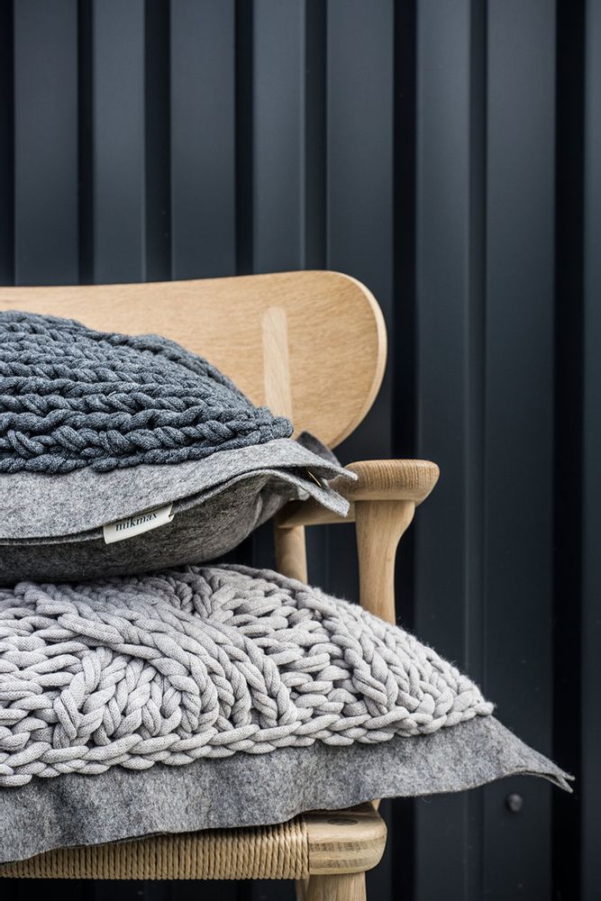Fabric cushions - DECORATIVE CUSHION BRAID - MIKMAX BARCELONA