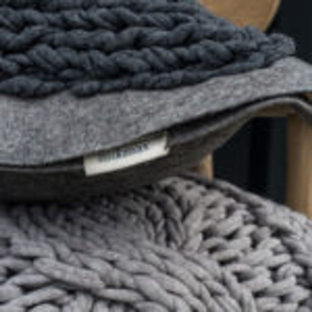 Fabric cushions - DECORATIVE CUSHION BRAID - MIKMAX BARCELONA