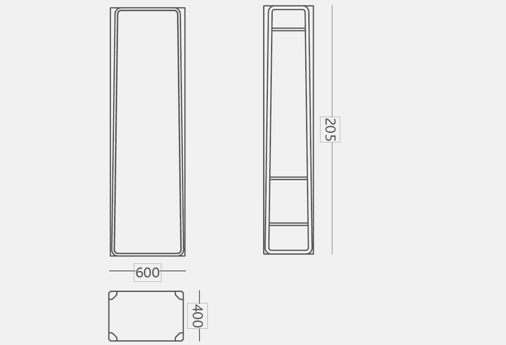 Storage boxes - Primum Hallway Unit - MS&WOOD