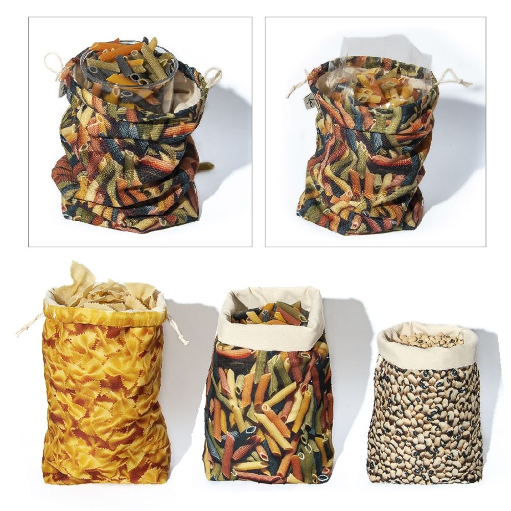 Boîtes de conservation - Sachets de rangement grand modèle - MARON BOUILLIE