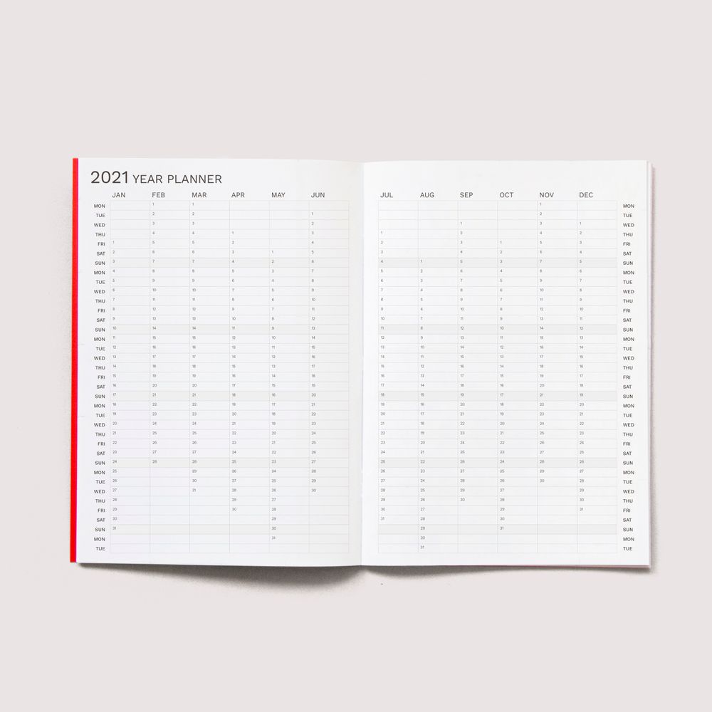 Stationery - MONTHLY PLANNER 2022 (sizes A4, A5 and A6) - OCTAGON DESIGN