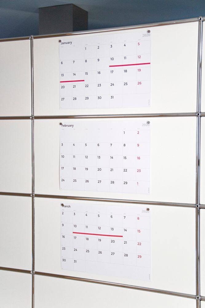 Other office supplies - WALL PLANNER 2022 - SIZE A3 - OCTAGON DESIGN