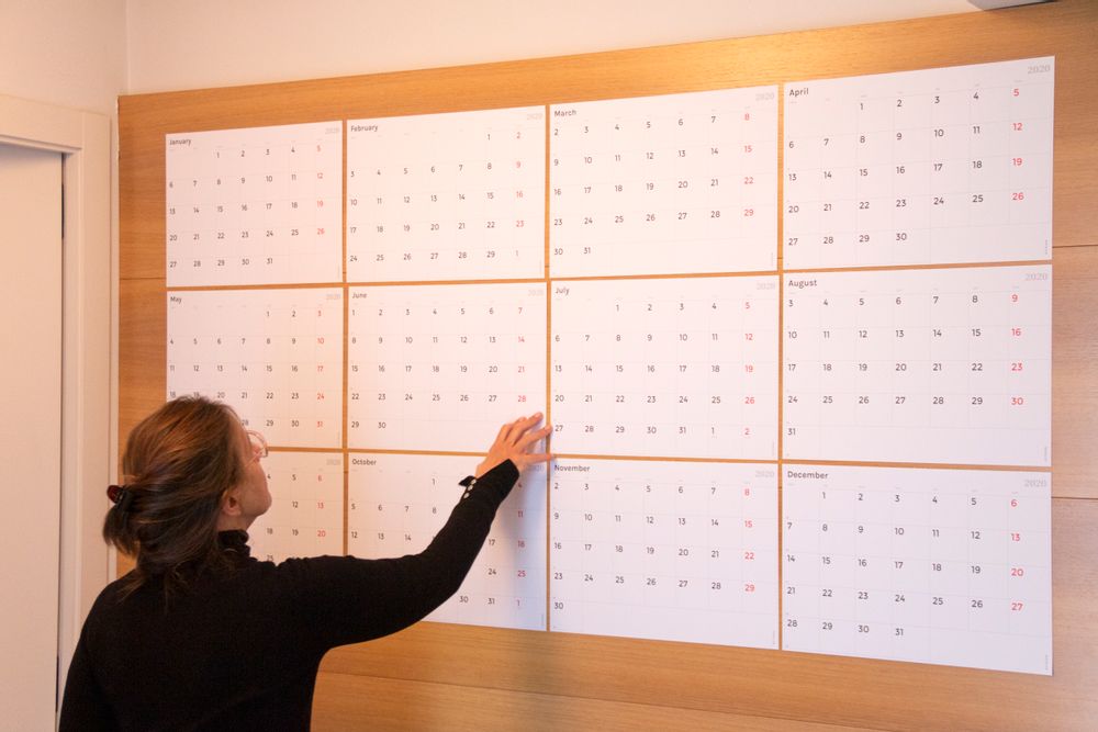 Other office supplies - WALL PLANNER 2022 - SIZE A3 - OCTAGON DESIGN