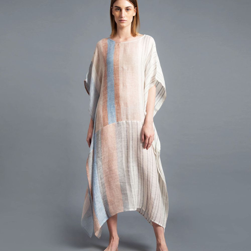 Apparel - Lucien linen kaftan - SADHU HANDMADE NATURALS