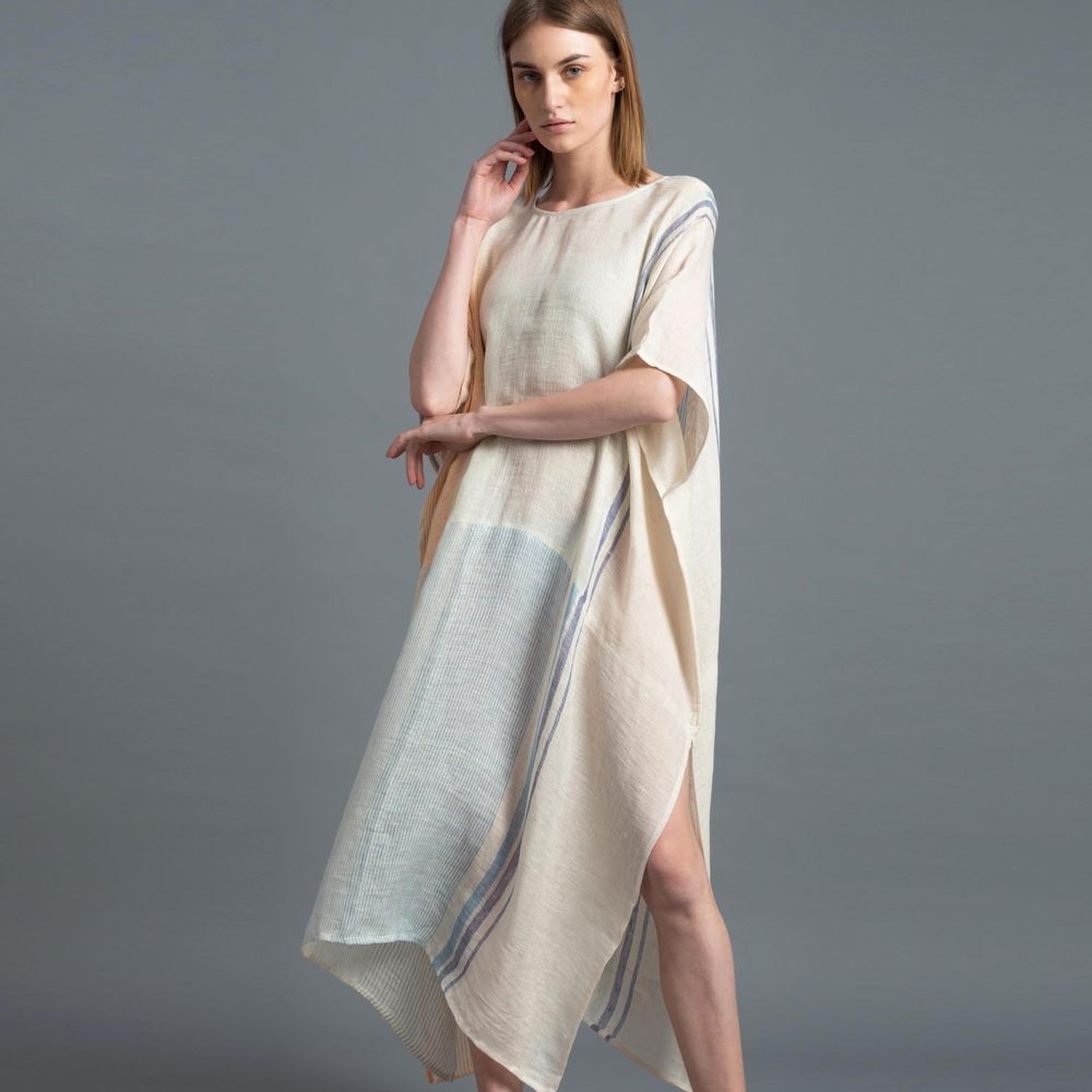 Apparel - Lucien linen kaftan - SADHU HANDMADE NATURALS