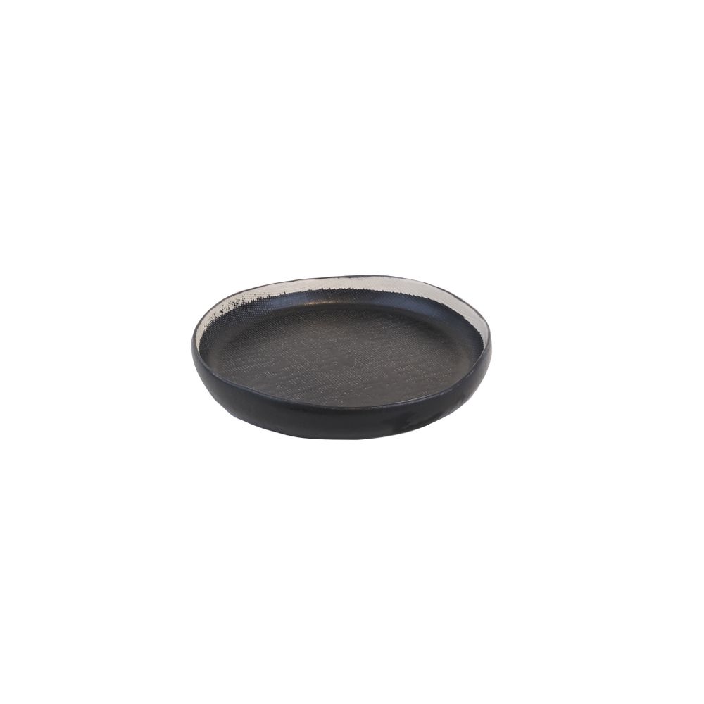 Assiettes au quotidien - Plaque Bob haute courbe Ø20 x h3 noir - SEMPRE LIFE