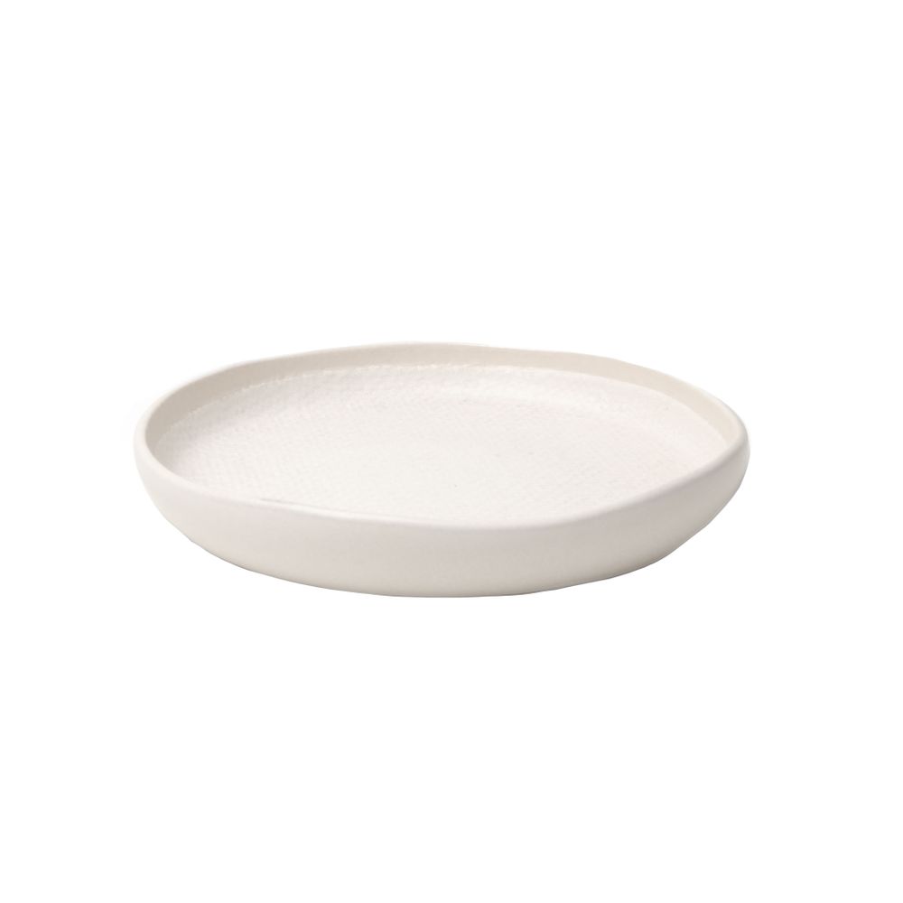Everyday plates - Bob plate high curved Ø27 x h3 white - SEMPRE LIFE