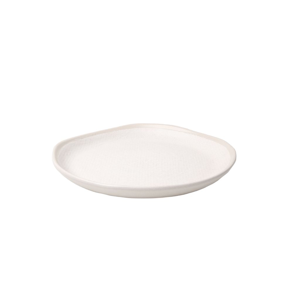 Everyday plates - Bob plate soft curved Ø24 x h1,5 white - SEMPRE LIFE
