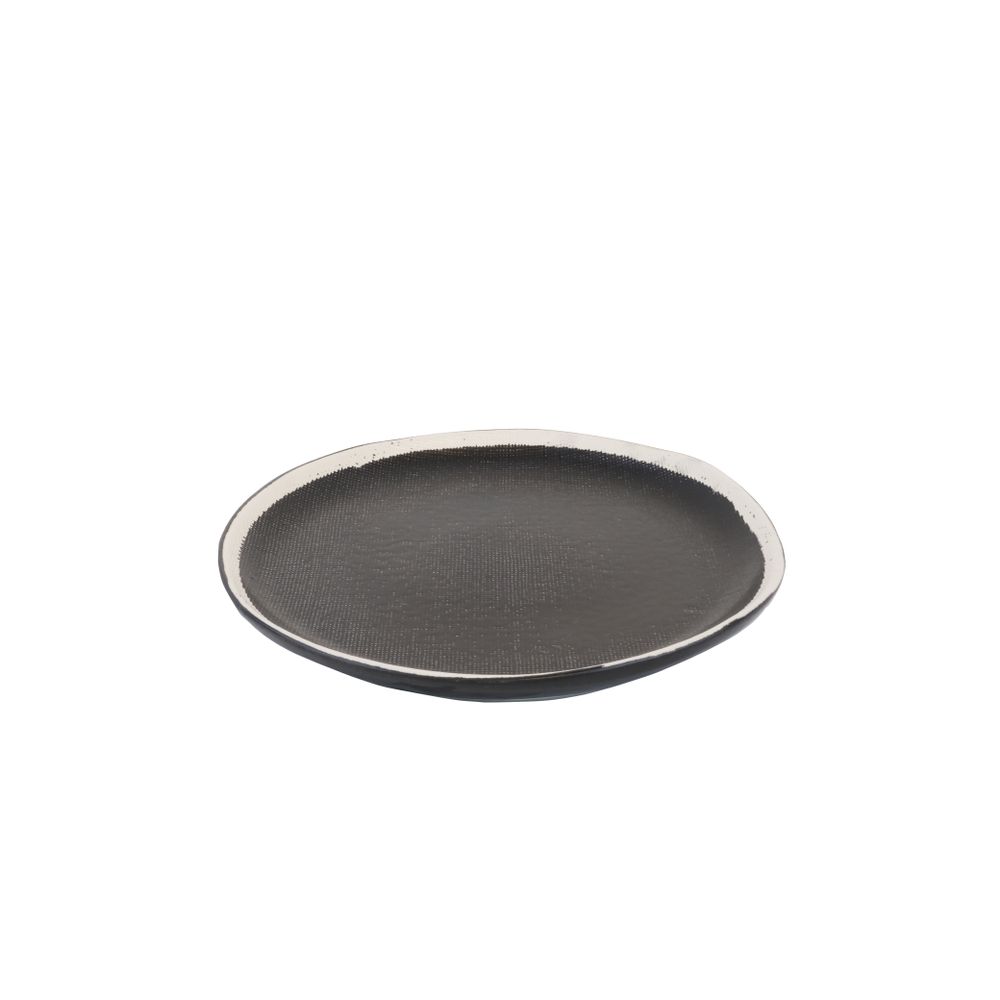 Everyday plates - Bob plate soft curved Ø27 x h1,5 black - SEMPRE LIFE