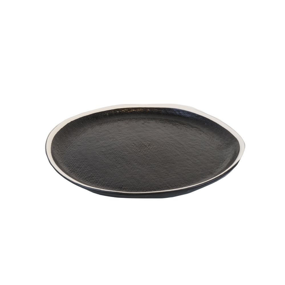 Assiettes au quotidien - Plaque Bob souple incurvée Ø32 x h1,5 noir - SEMPRE LIFE