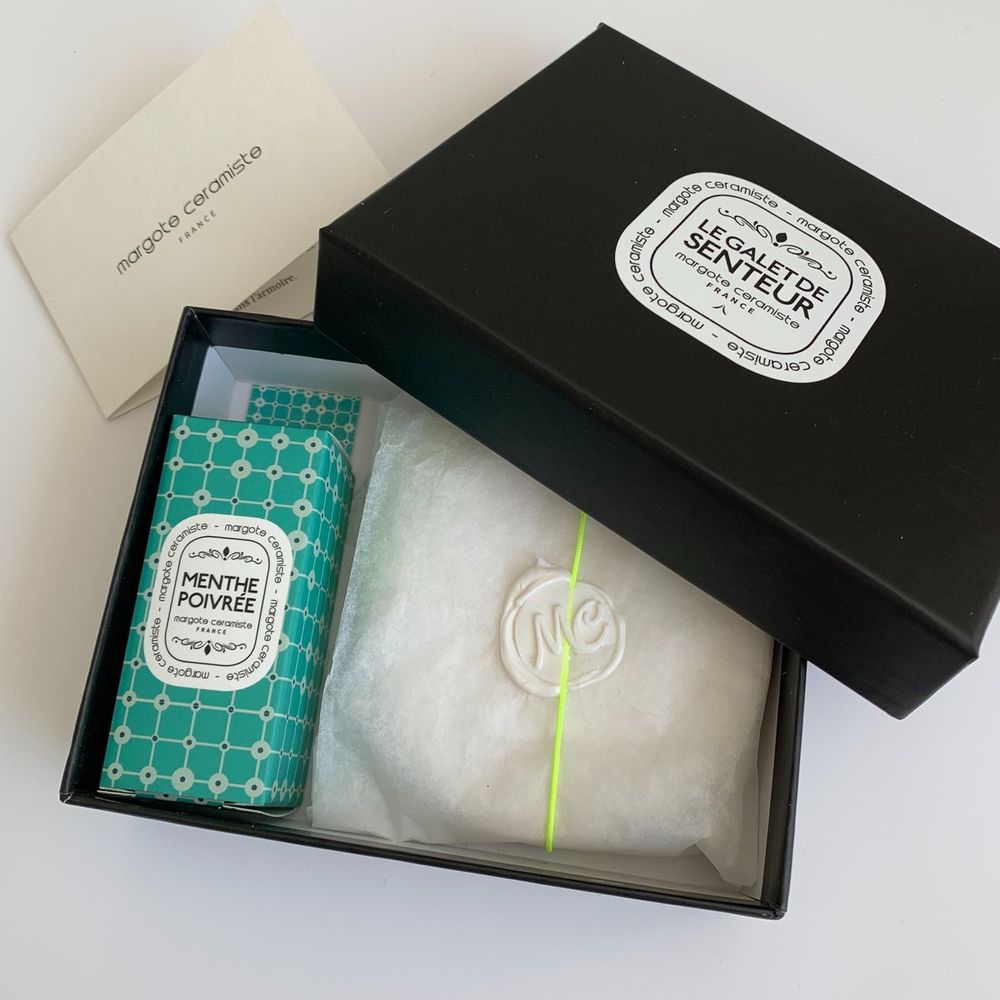 Scents - PEPPERMINT SCENT PEBBLE - MARGOTE CERAMISTE