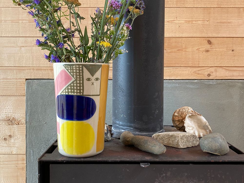 Verres à pied - Kaleido Vase - DONNA WILSON